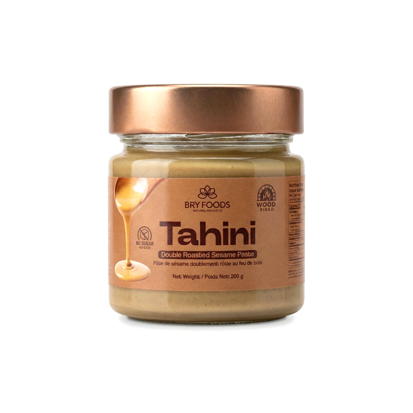 Tahini – Double Roasted Wood-Fired Sesame Paste