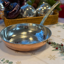 Solid Copper Frying Pan with Handle – 20cm No:4