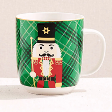 Nutcracker Porcelain Mug – Green