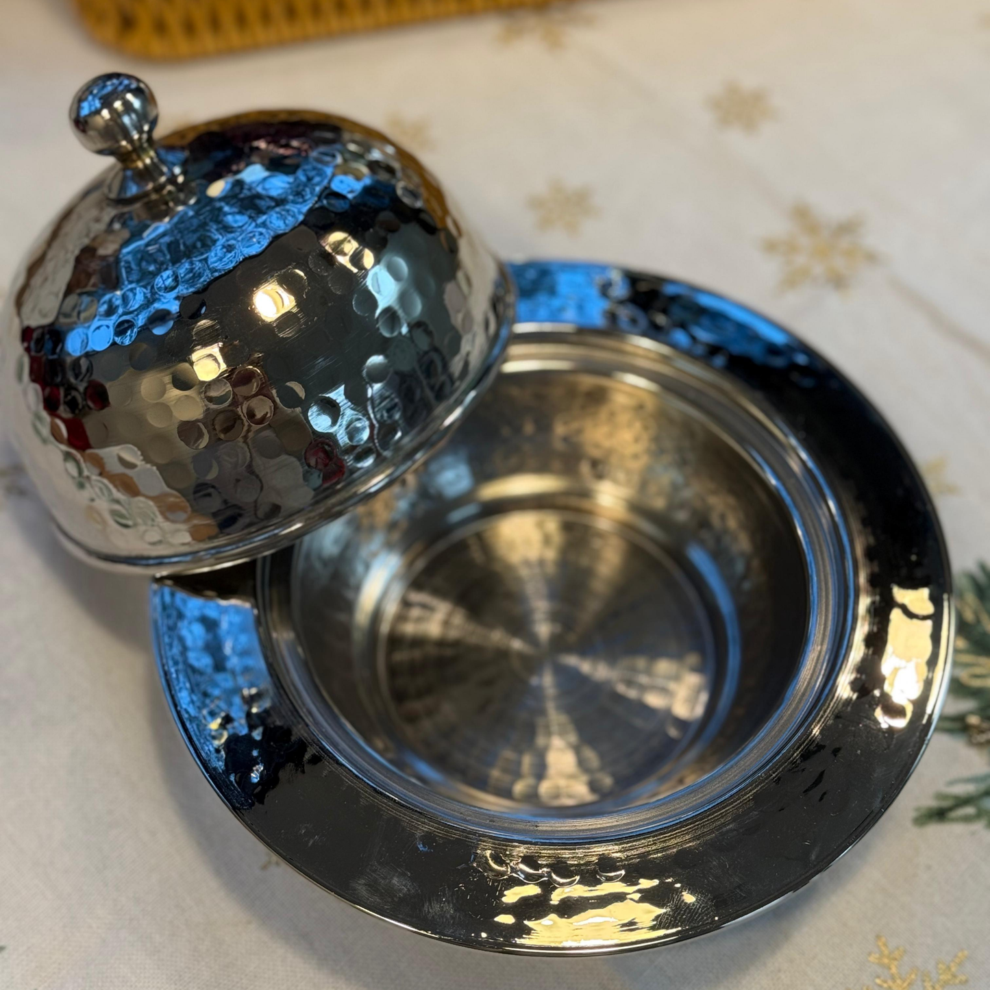 Copper Sugar Bowl with Lid