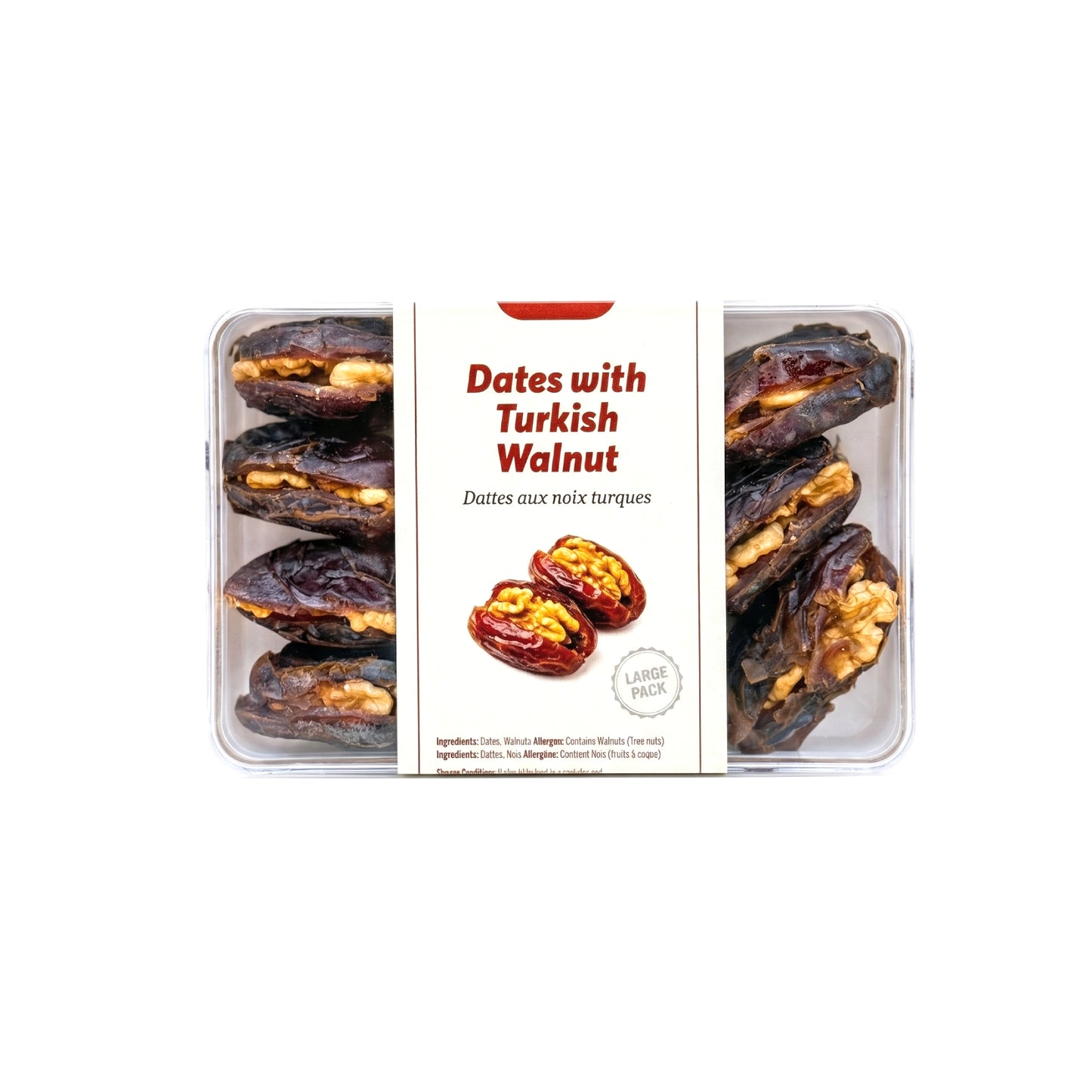 Dates with Turkish Walnut (Large Pack)