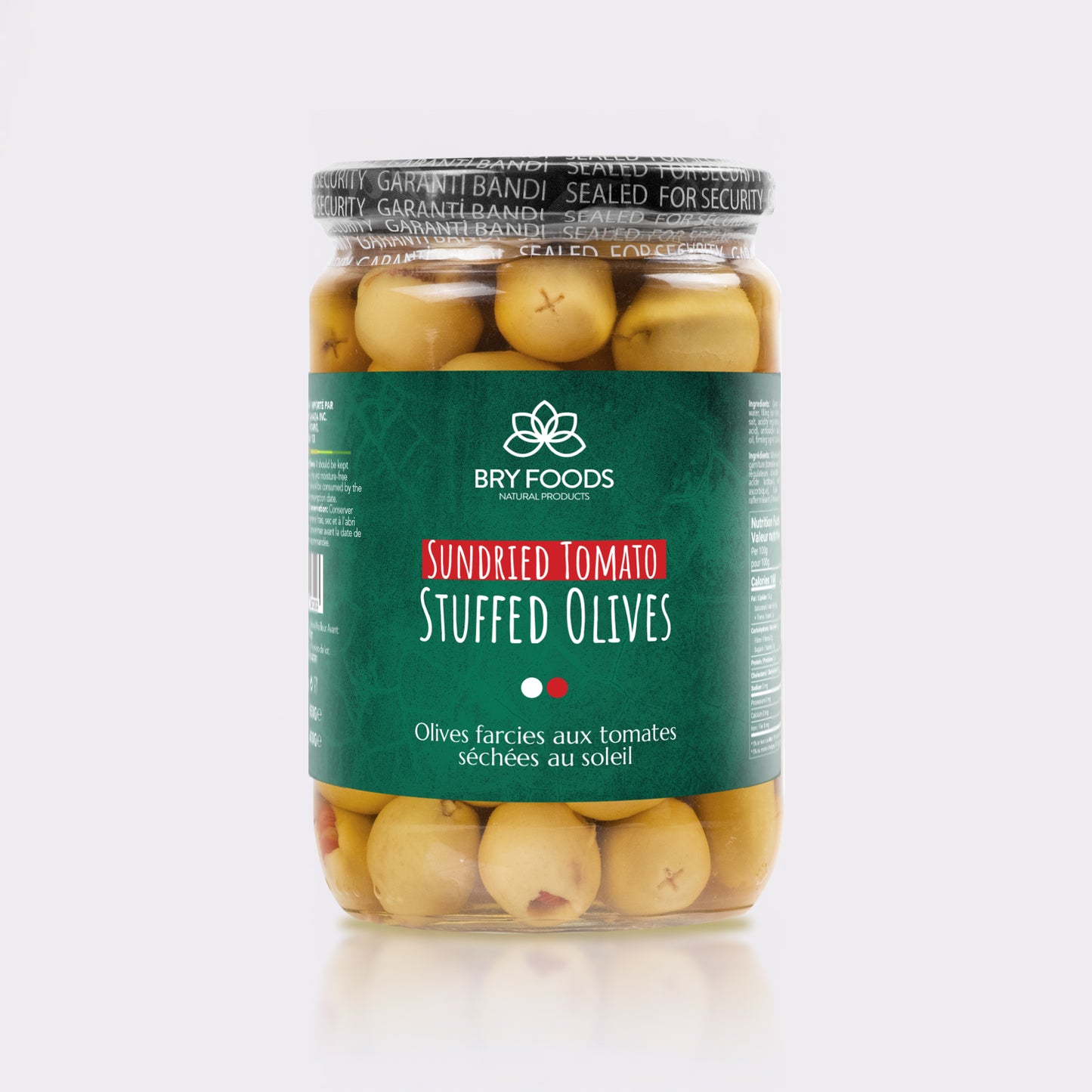 Sundried Tomato Stuffed Olives