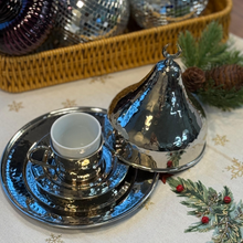 Handmade Solid Copper Table Tray & Turkish Coffee Set for 1 Person