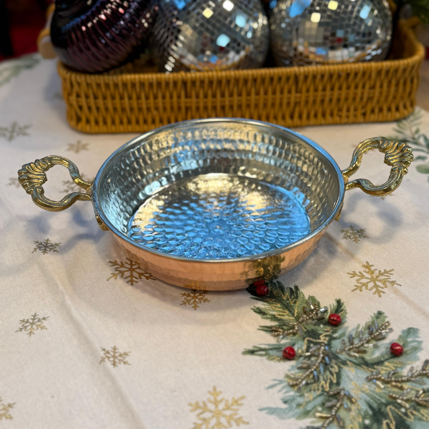 Solid Copper Frying Pan – 16cm No:2